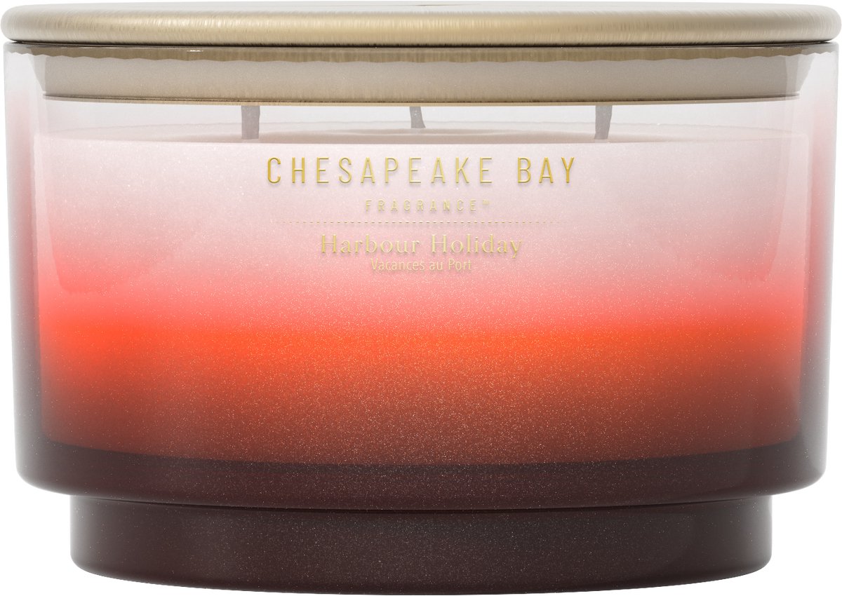Chesapeake Bay Fragrance - Harbour Holiday 3-Wick Geurkaars - 36 branduren