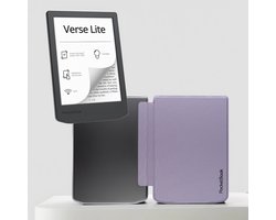 PocketBook Verse Lite - E-reader - Transparant Paars Hoesje - Voordeelbundel