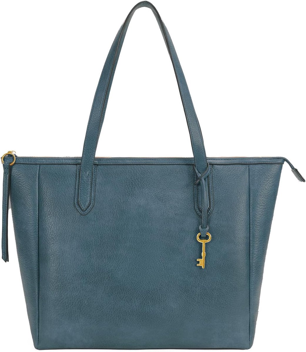 Grote PU-Leren Schoudertas Dames Handtas met Rits voor Werk, School en Reizen