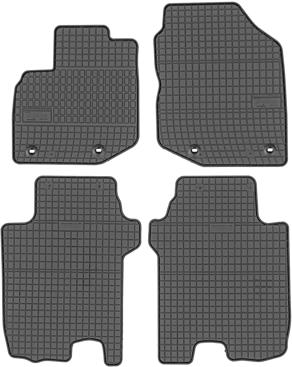 Frogum Et0836 - Automatten - Honda Jazz III 2008-2014 - Met Bevestigingen - Voor