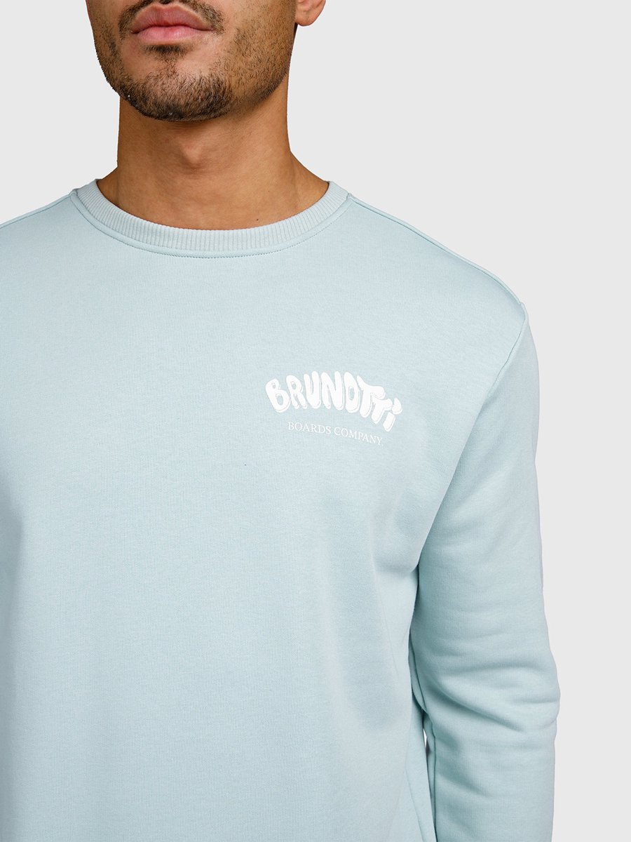 Brunotti Bronson Sweater Heren 100% Katoen Regular Fit XL Mist