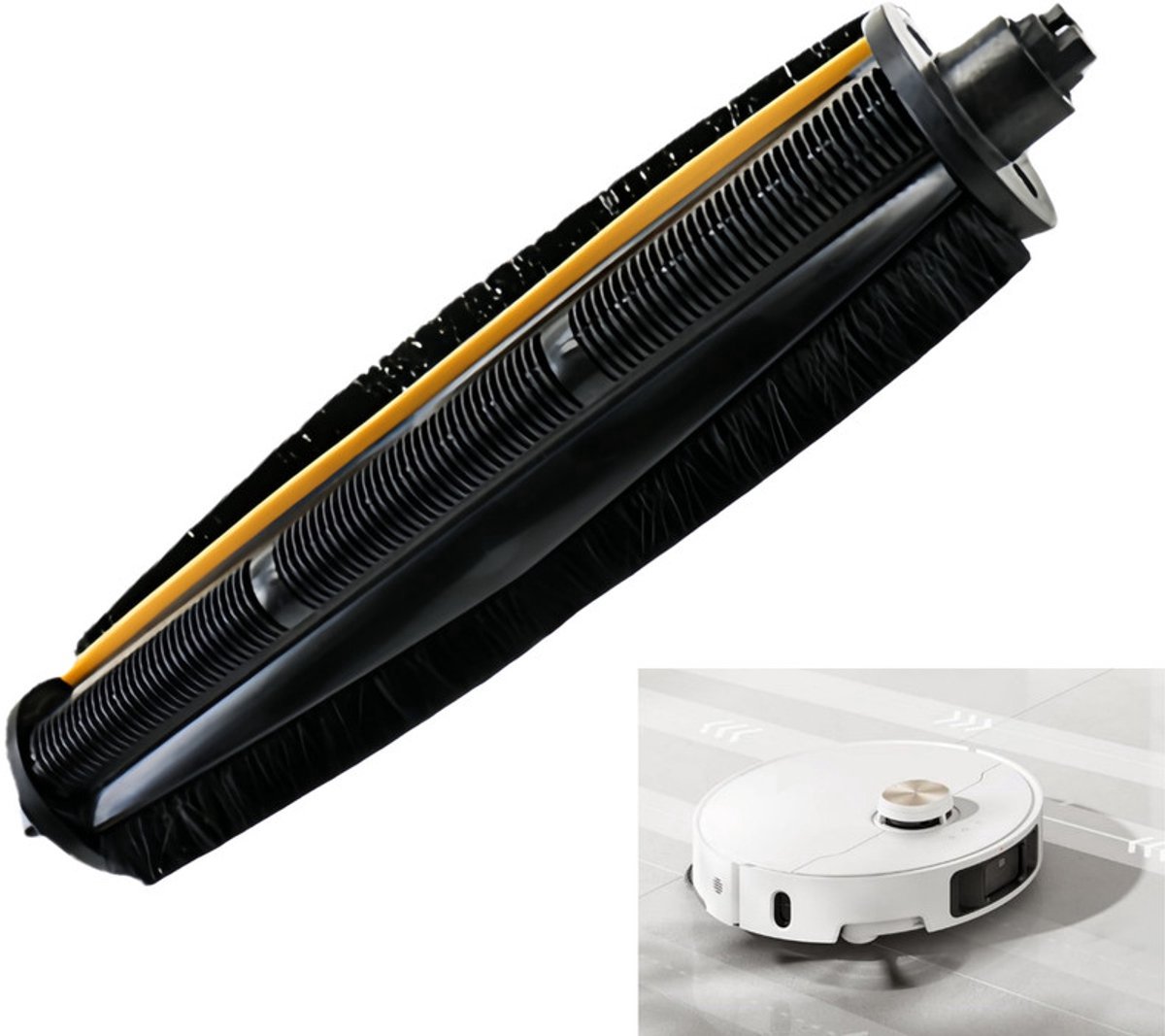 Vervangende hoofdborstel L40 Ultra TriCut compatibel met Dreame X40 Ultra/X30 Ultra/L10s Pro Ultra/L10s Ultra/L20 Ultra - Anti-haarroller -| Diepe reiniging voor dierenhaar tapijt en harde vloeren