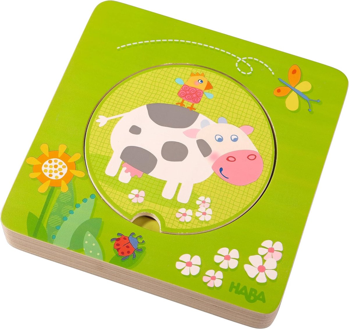 Houten Puzzel Boerderij Thema voor Kinderen Vanaf 1 Jaar