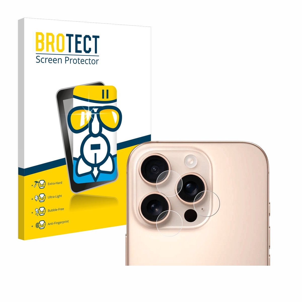 Screenprotector voor Apple iPhone 16 Pro (ALLEEN Camera Lens) Beschermglas transparant