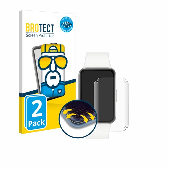BROTECT - Protecteur d'écran - pour Samsung Galaxy Fit3 - Film de protection transparent couverture complète - (2 pièces)