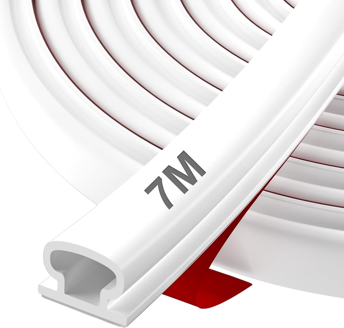 Zelfklevende Tochtband - 7 Meter - wit - Tochtstrip voor Deuren en Ramen - Tochtwering tegen Kou en Geluid - van Imperatoris