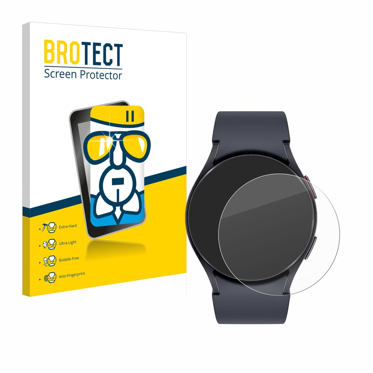 Screenprotector voor Samsung Galaxy Watch 6 (40 mm) Beschermglas transparant
