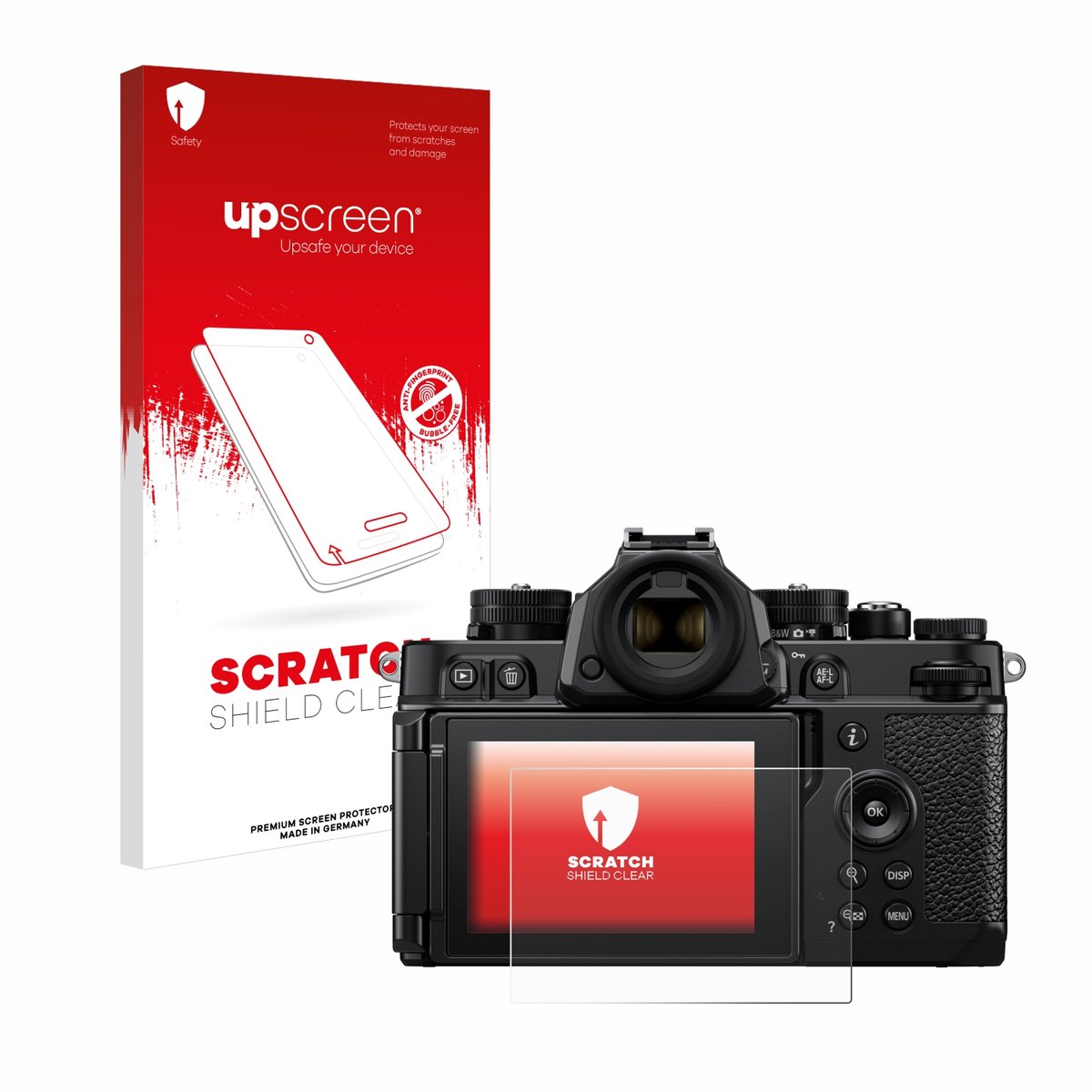 upscreen - Screenprotector voor Nikon Z F - Folie Beschermfolie transparant