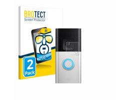 BROTECT - Screenprotector voor Ring Video Doorbell Plus - Folie Beschermfolie transparant 2 Stuks
