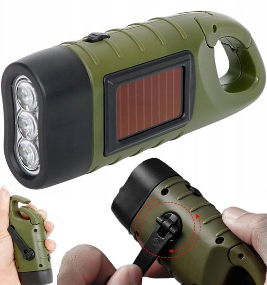 Zaklamp met dynamo Dynamo 100 V2 15 lumen