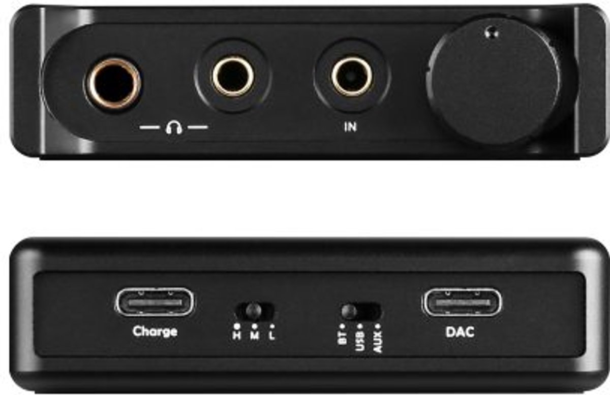 Topping G5 – Portable Hi‑Res Bluetooth DAC & Headphone Amplifier – LDAC – Zwart