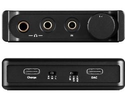 Topping G5 – Portable Hi‑Res Bluetooth DAC & Headphone Amplifier – LDAC – Zwart