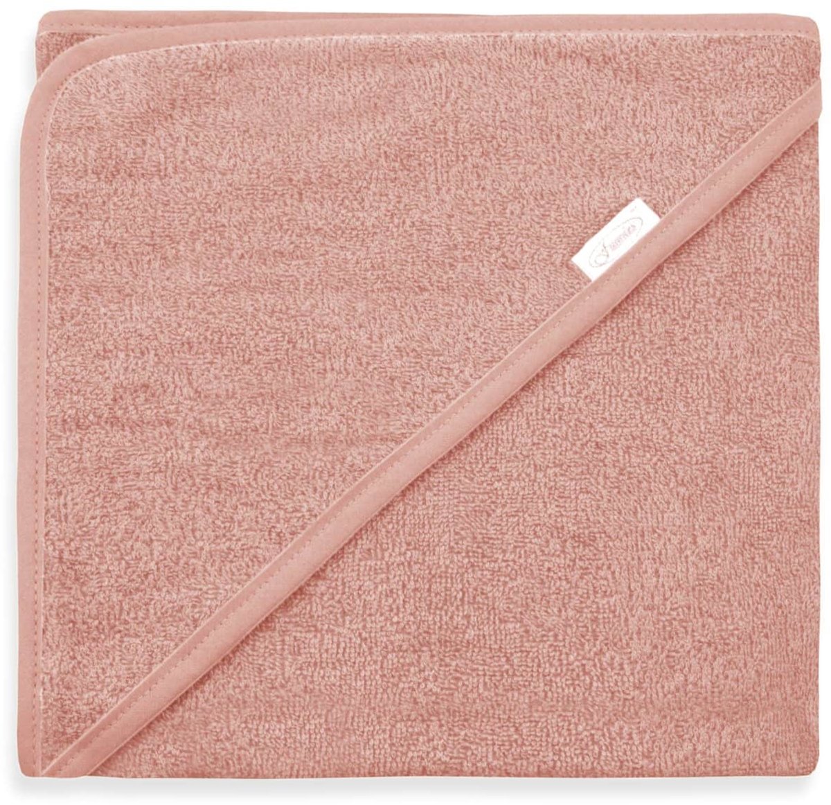 Funnies Badcape Uni Line - Sandstone pink 80x80cm