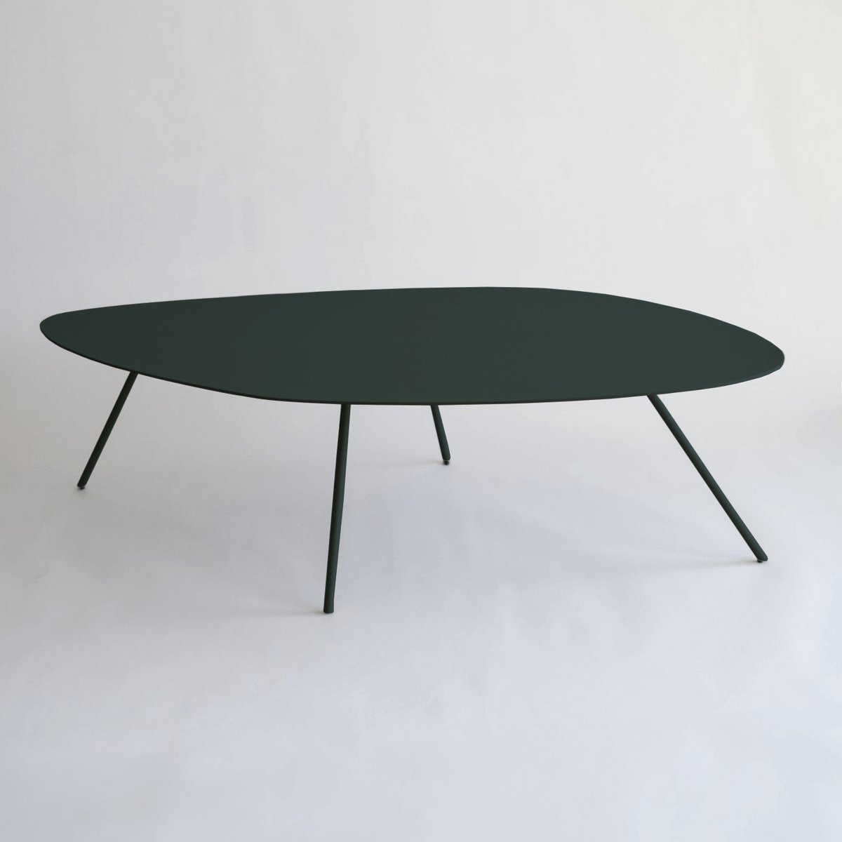 Salontafel Metaal Organische Vorm 40 cm – Modern Design – Rosemary Style 1 – Antracietgrijs – Sentimo
