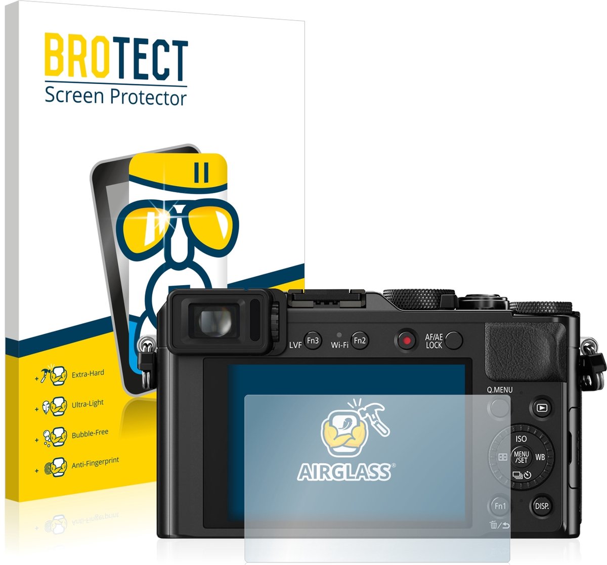 Screenprotector voor Panasonic Lumix DMC-LX100 Beschermglas transparant