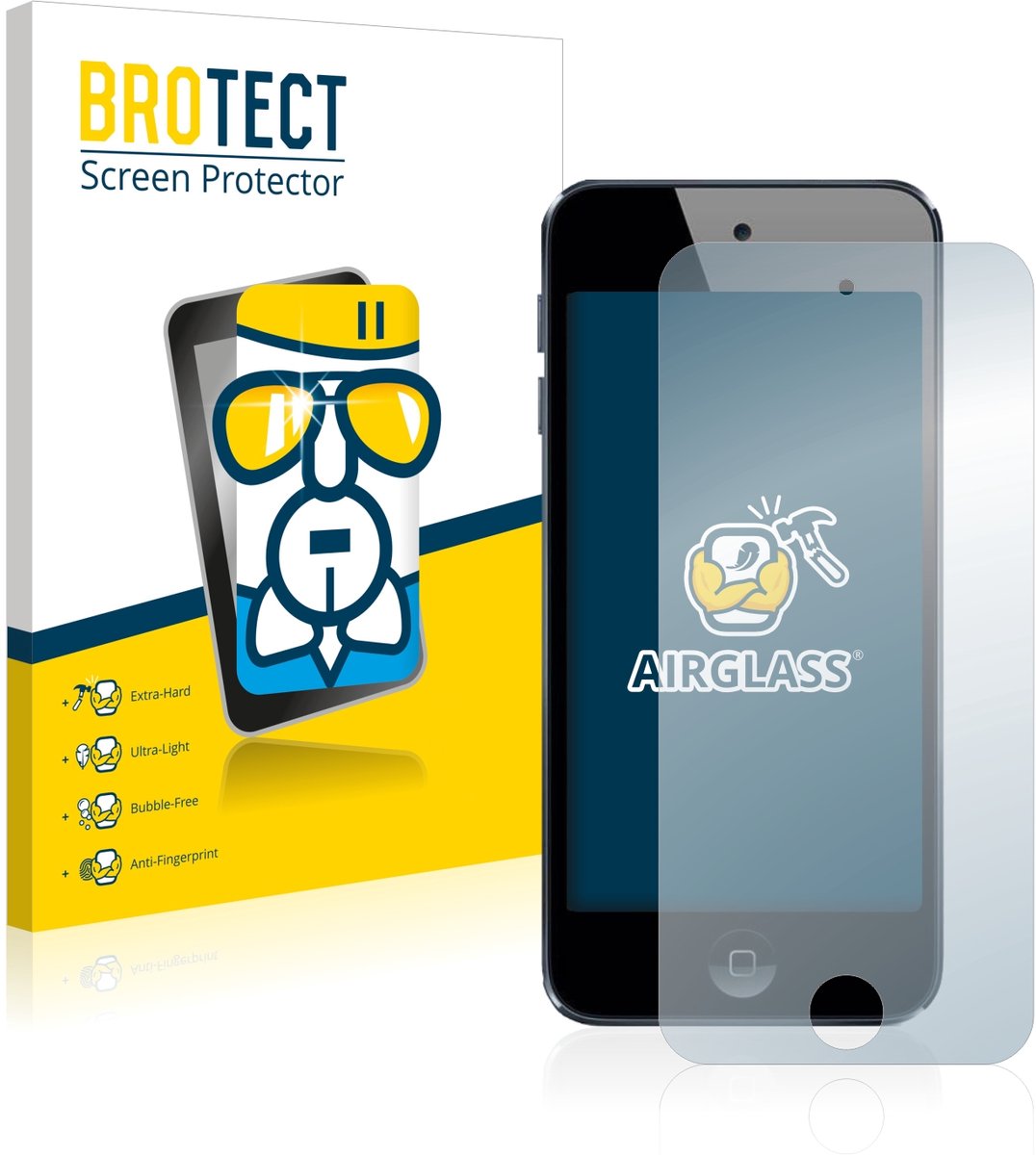 Screenprotector voor Apple iPod Touch (5. Gen.) Beschermglas transparant