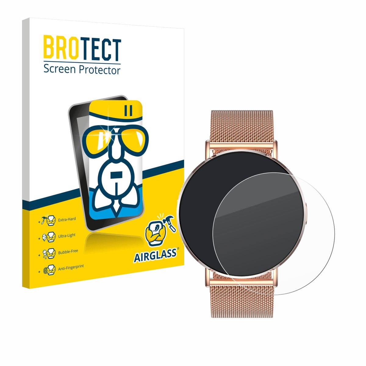 Screenprotector voor Levowatch Eve 1.3" Beschermglas transparant