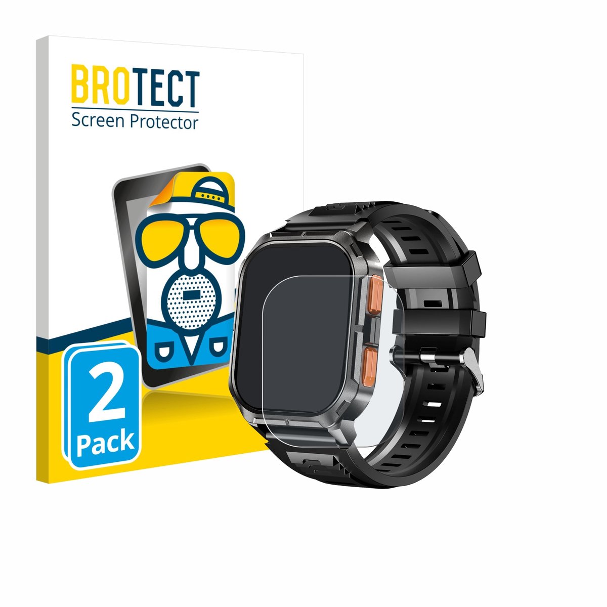 BROTECT - Screenprotector voor RAYOFI D28 2.01" - Folie Beschermfolie matte 2 Stuks