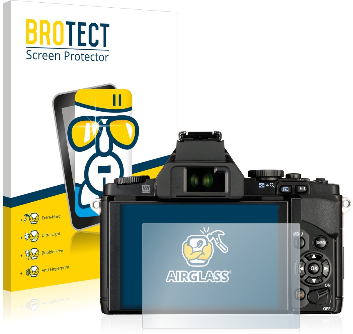 Screenprotector voor Olympus OM-D E-M5 Beschermglas transparant