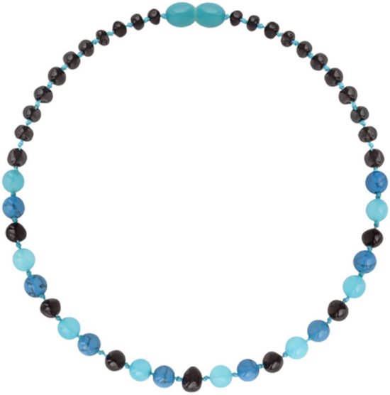 Baby Natura - Barnsteen ketting - Baby/peuter - Cherry - 32 cm van Merkloos — afbeelding 3