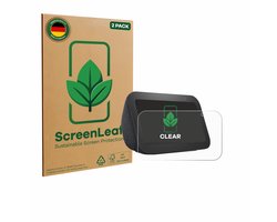 ScreenLeaf - Screenprotector voor Amazon Echo Show 5 (3. Gen.) - Duurzame schermbescherming Folie Beschermfolie transparant 2 Stuks