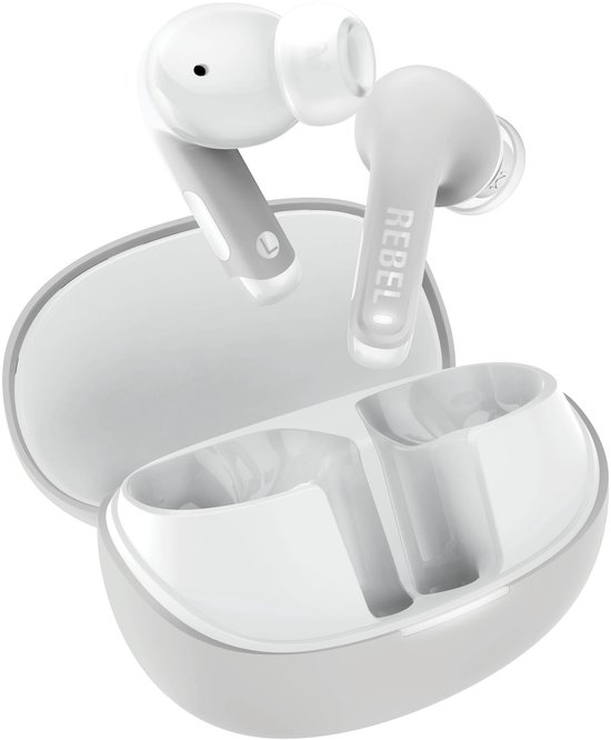 Draadloze Twins Fuse 2 oordopjes met Hybrid ANC, 36 uur batterij, Bluetooth Multipoint, IPX4 waterdicht