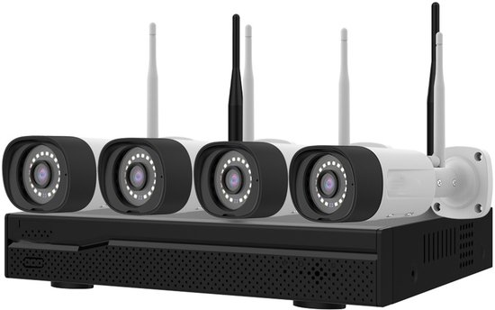 Nivian Full HD wifi camerasysteem - 8 meter nachtzicht - mpsetw46 - Smart Gear Compare