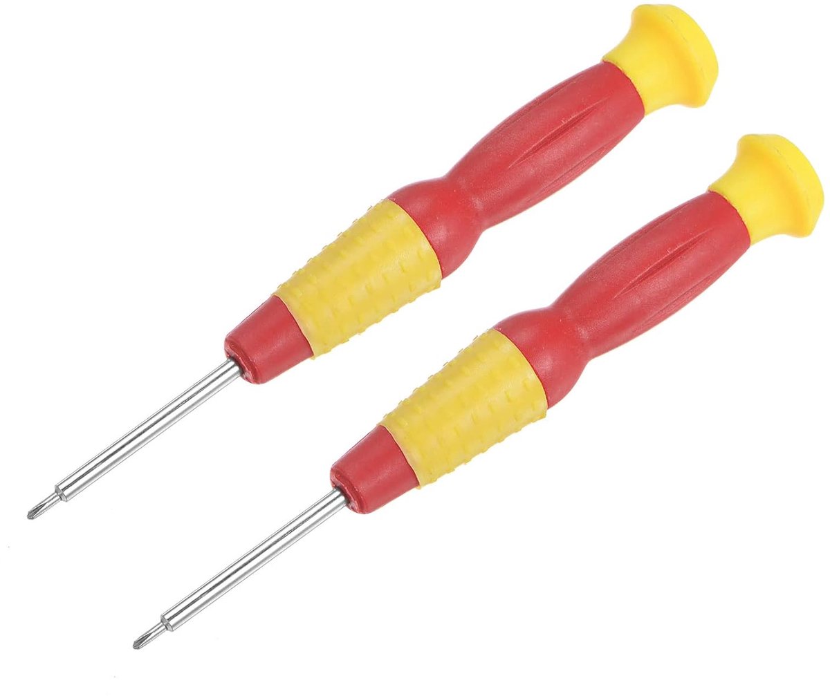 2 stuks precisie kruiskop schroevendraaier 1,5 mm kruiskop voor horloge-brillen elektronica reparatie