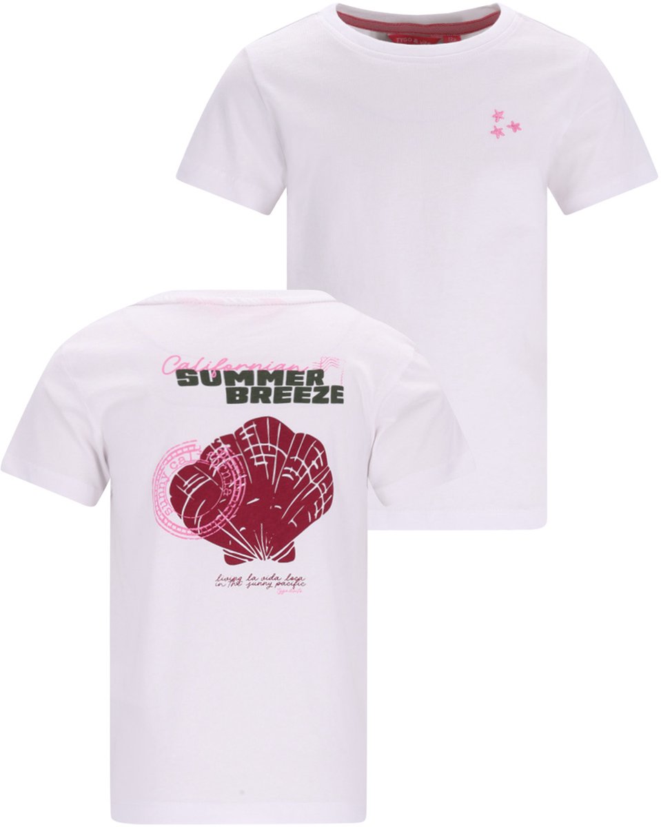 TYGO & vito meisjes T-shirt wit maat 134/140