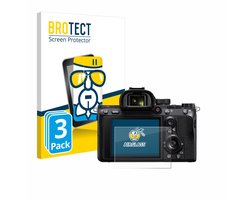 Screenprotector 3 Stuks voor Sony Alpha 7 III / 7R II / 7S II Beschermglas transparant
