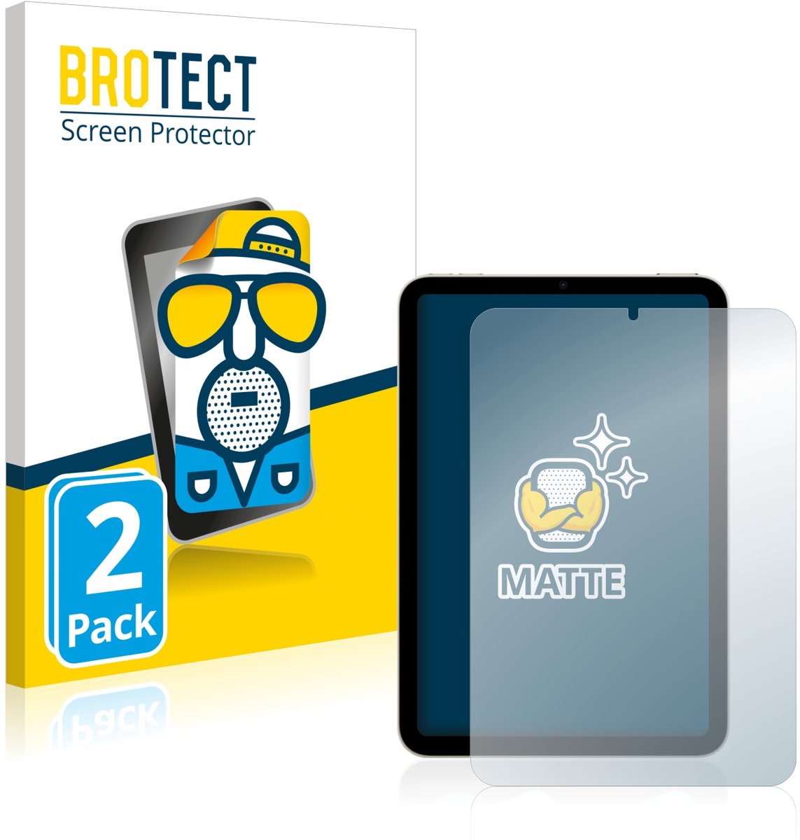BROTECT - Screenprotector voor Apple iPad Mini 6 2021 - Folie Beschermfolie matte 2 Stuks