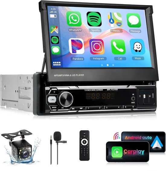 1DIN 5.1 inch Touch Screen Car Radio 5188 with Collar Microphone MP5 Player Bluetooth Hands-Free RDS Car Radio 1DIN 5.1 inch Touch Screen Car Radio 5188 with Collar Microphone MP5 Player Bluetooth Hands-Free RDS Car Radio