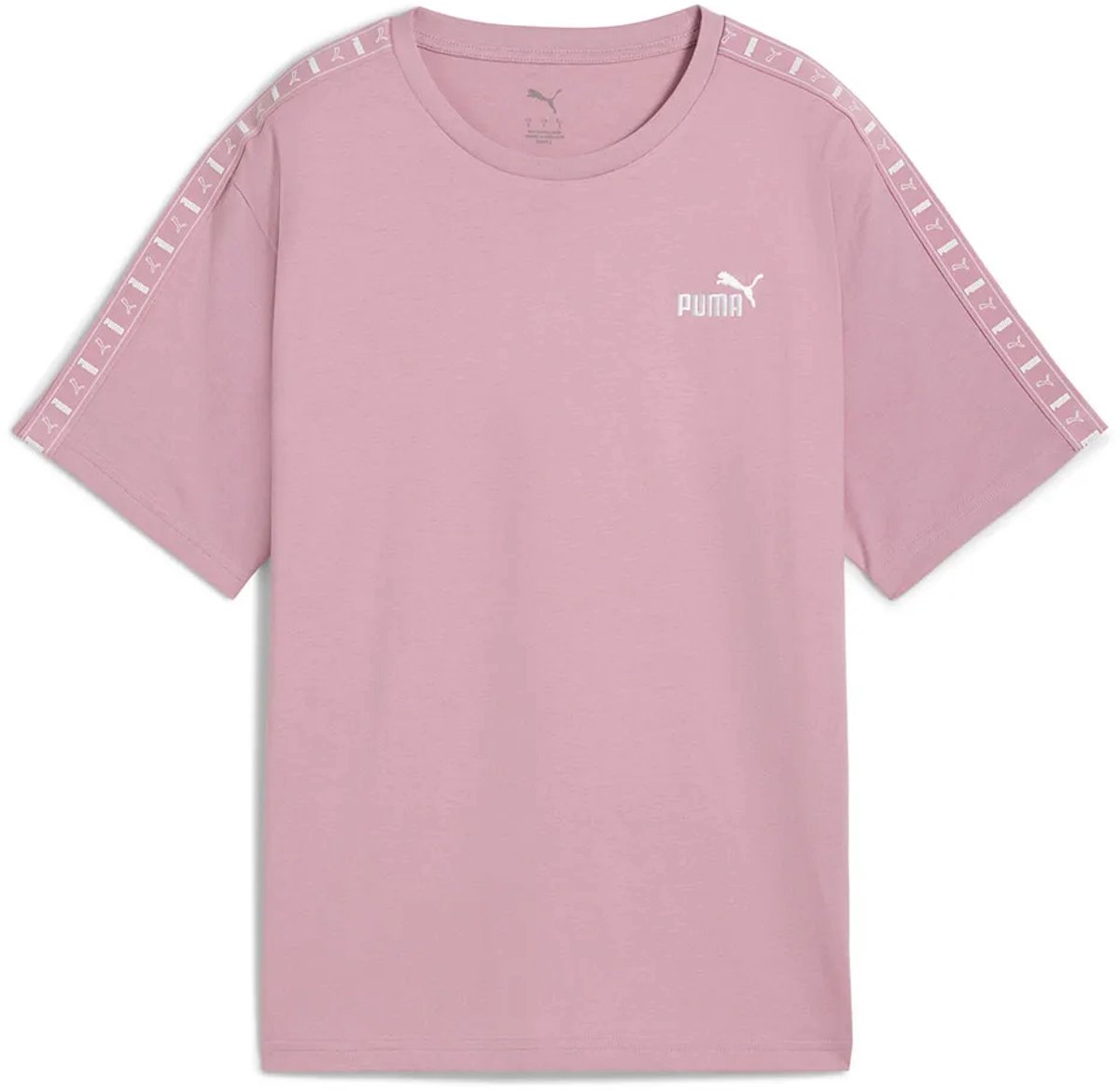 PUMA T-SHIRT ESS TAPE RELAXED 68500965 r M Roze