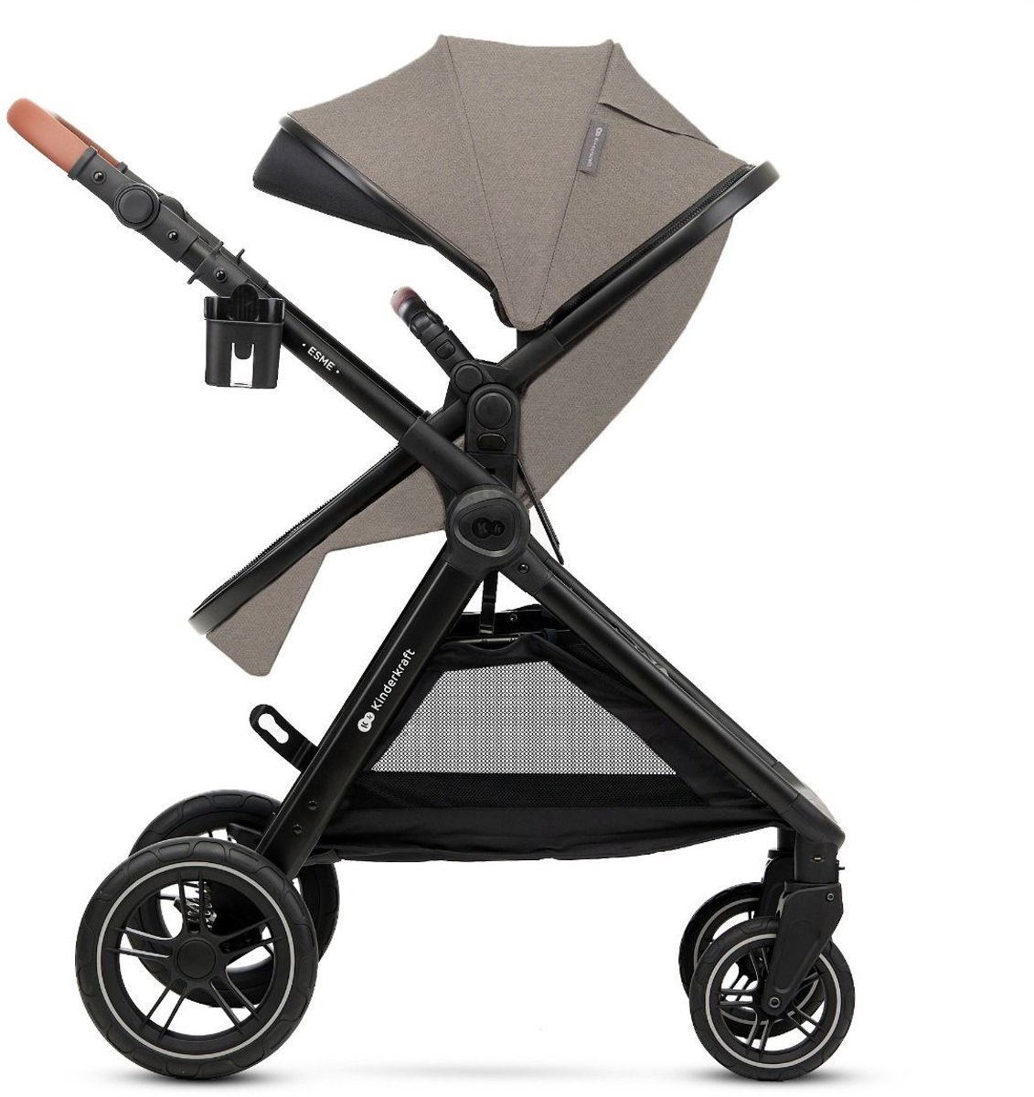 Kinderkraft ESME PRO 3-in-1 Kinderwagen – Reiswieg, Wandelwagen & Autostoel thumbnail 4