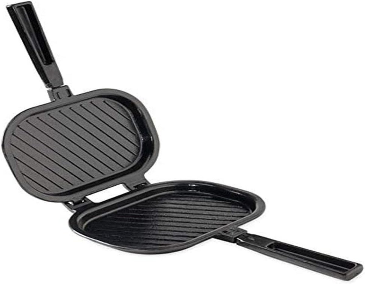 Broodrooster voor Tosti's en Gevulde Broodjes - Grillpers voor Warme Snacks