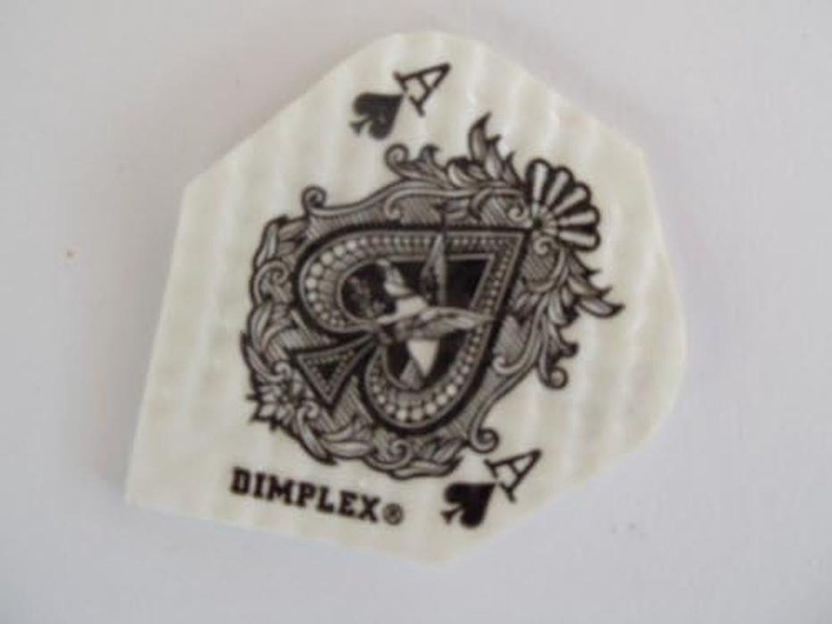 Dartvluchten Standaard Vorm Set van 3 - Dimplex 'Ace of Spades' Design