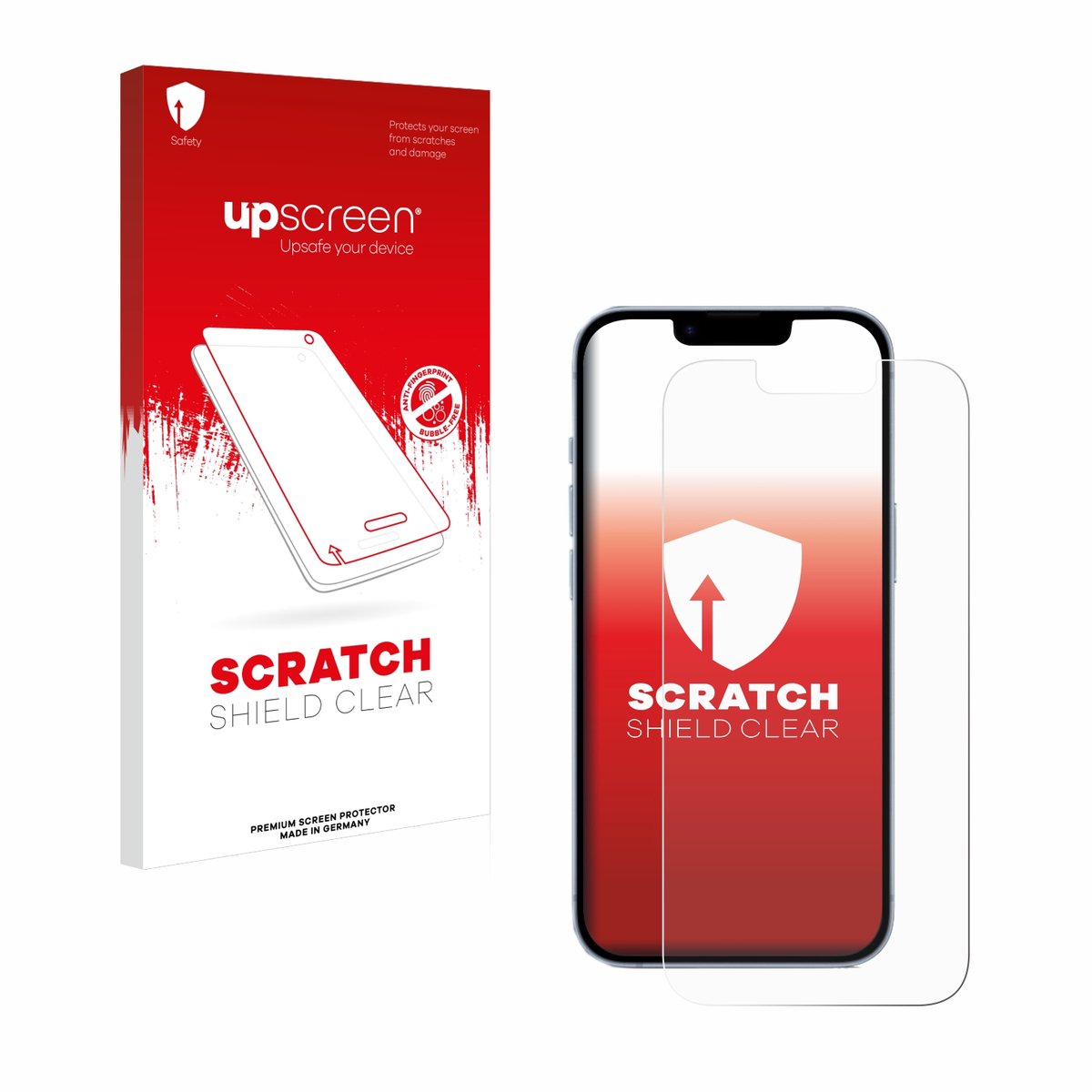 upscreen - Screenprotector voor Apple iPhone 14 - Folie Beschermfolie transparant