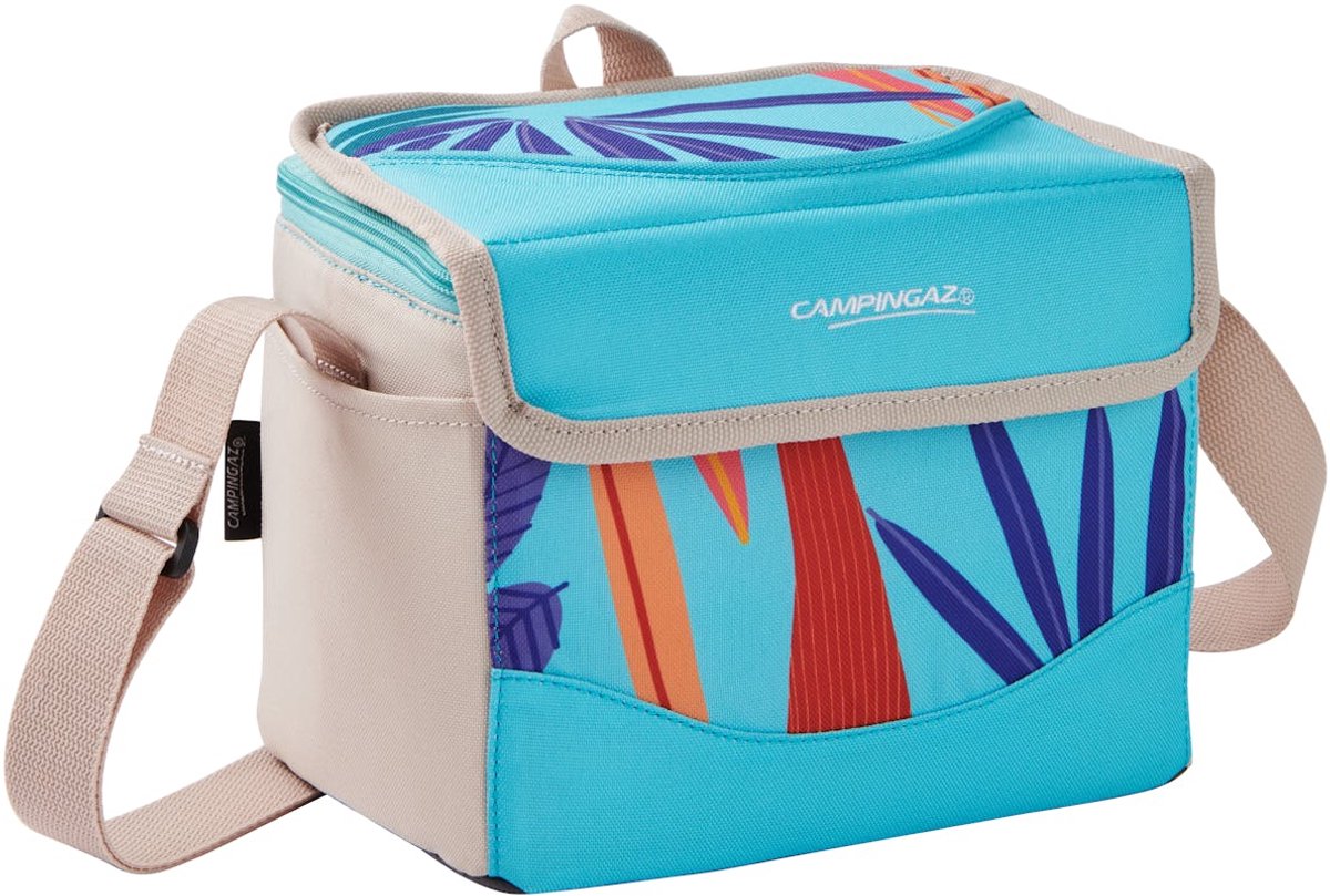 Campingaz Ethnic MiniMaxi 4L Koeltas – Trendy design - Antibacteriële voering – blauw/beige/divers