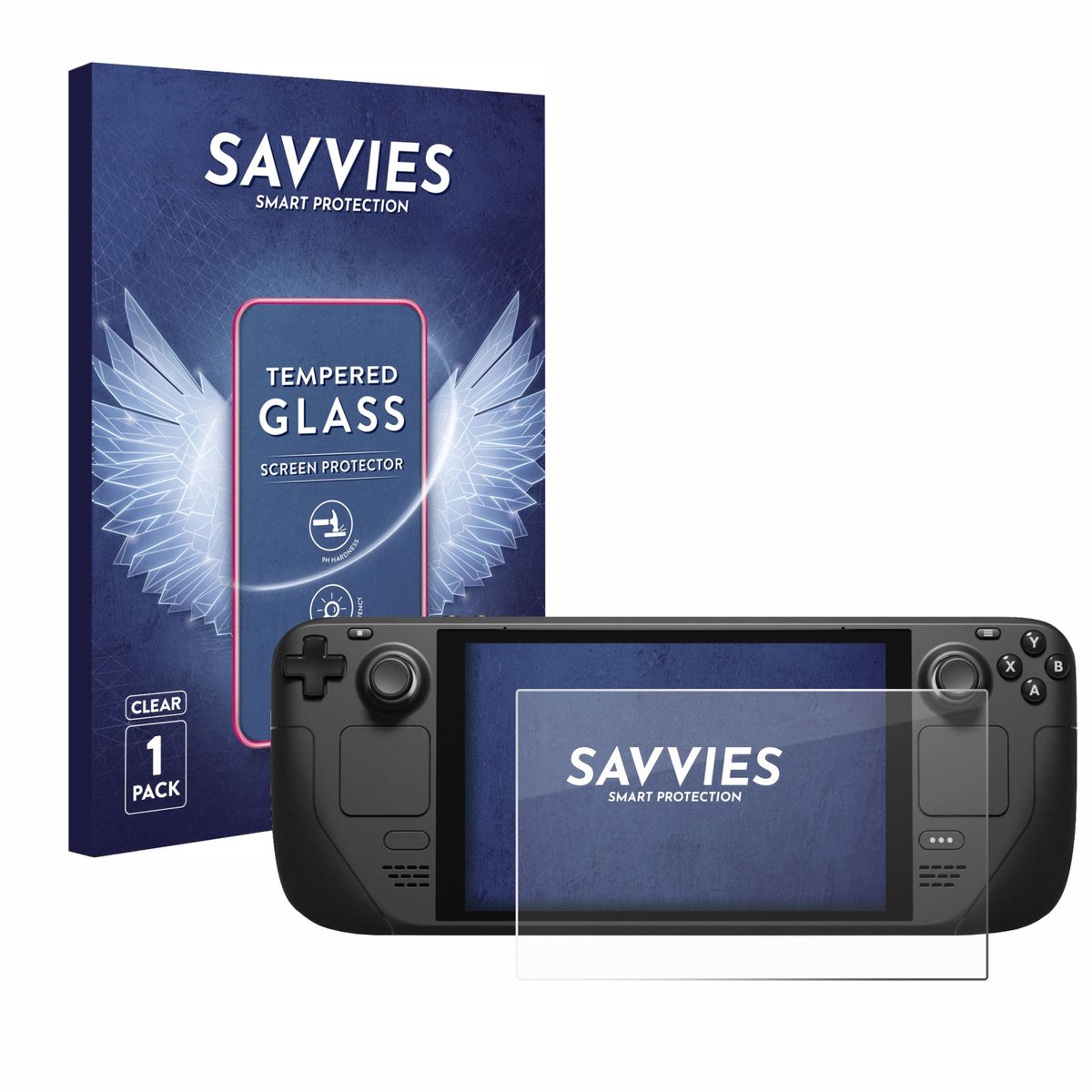 Savvies - Glas Screenprotector voor Valve Steam Deck / OLED - Gehard Beschermglas 9H