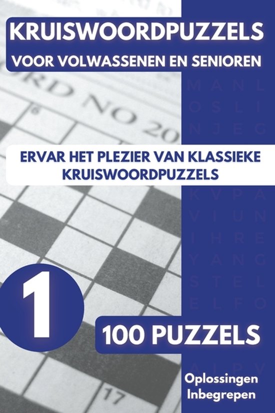 Kruiswoordpuzzels Voor Volwassenen - cover