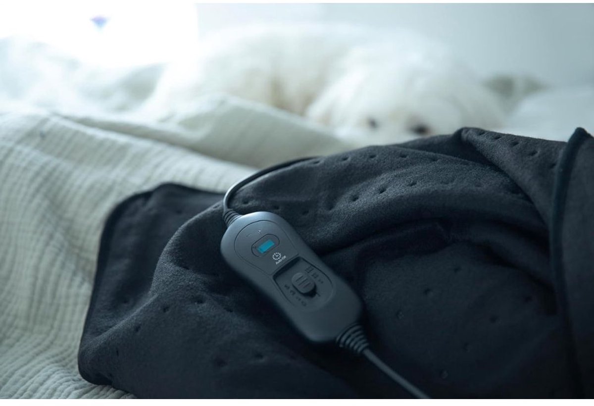 Zyrex Infrarood Deken Elektrische Deken Zwart 120x80 cm - afbeelding 3