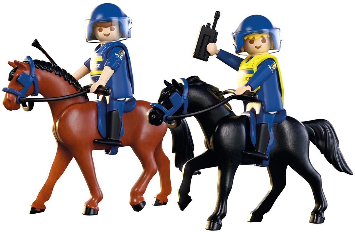 PLAYMOBIL Action Heroes: Politie te paard - 71877 — afbeelding 2