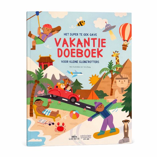 Kleine Globetrotter Vakantie Doeboek voor Kinderen 4+ Jaar - Puzzels, Kleurplaten & Spelletjes voor Onderweg