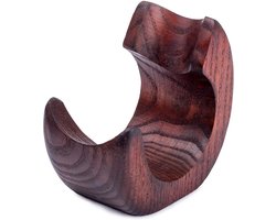 Handgemaakte Houten Standaard voor 1 Tabakspijp van Massief Essen Ssende Olijf