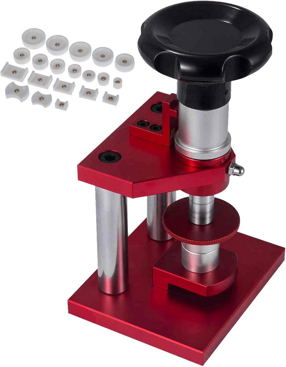 Horloge Druk Gereedschapsset 18mm tot 50mm met 20 Matrijzen voor Horlogekast Reparatie