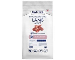 Baltica Nutraceutic - Hondenvoer Lam & Rijst - Maat XS/S (Kleine Rassen) - 12 kg - Hypoallergeen & Erwtenvrij