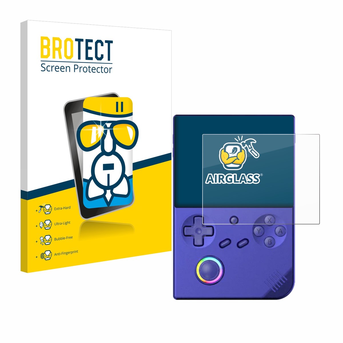 Screenprotector voor Anbernic RG40XXV Beschermglas transparant