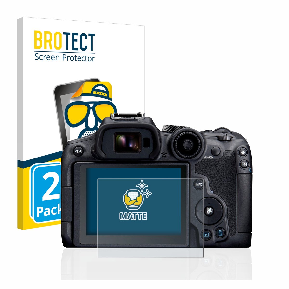 BROTECT - Screenprotector voor Canon EOS R7 - Folie Beschermfolie matte 2 Stuks