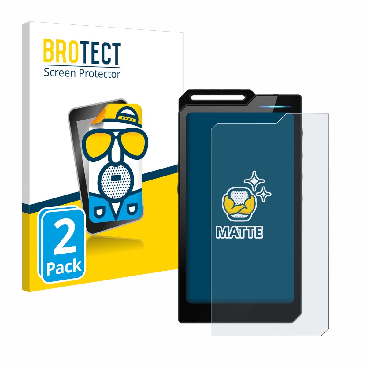 BROTECT - Screenprotector voor Hiby R4 - Folie Beschermfolie matte 2 Stuks
