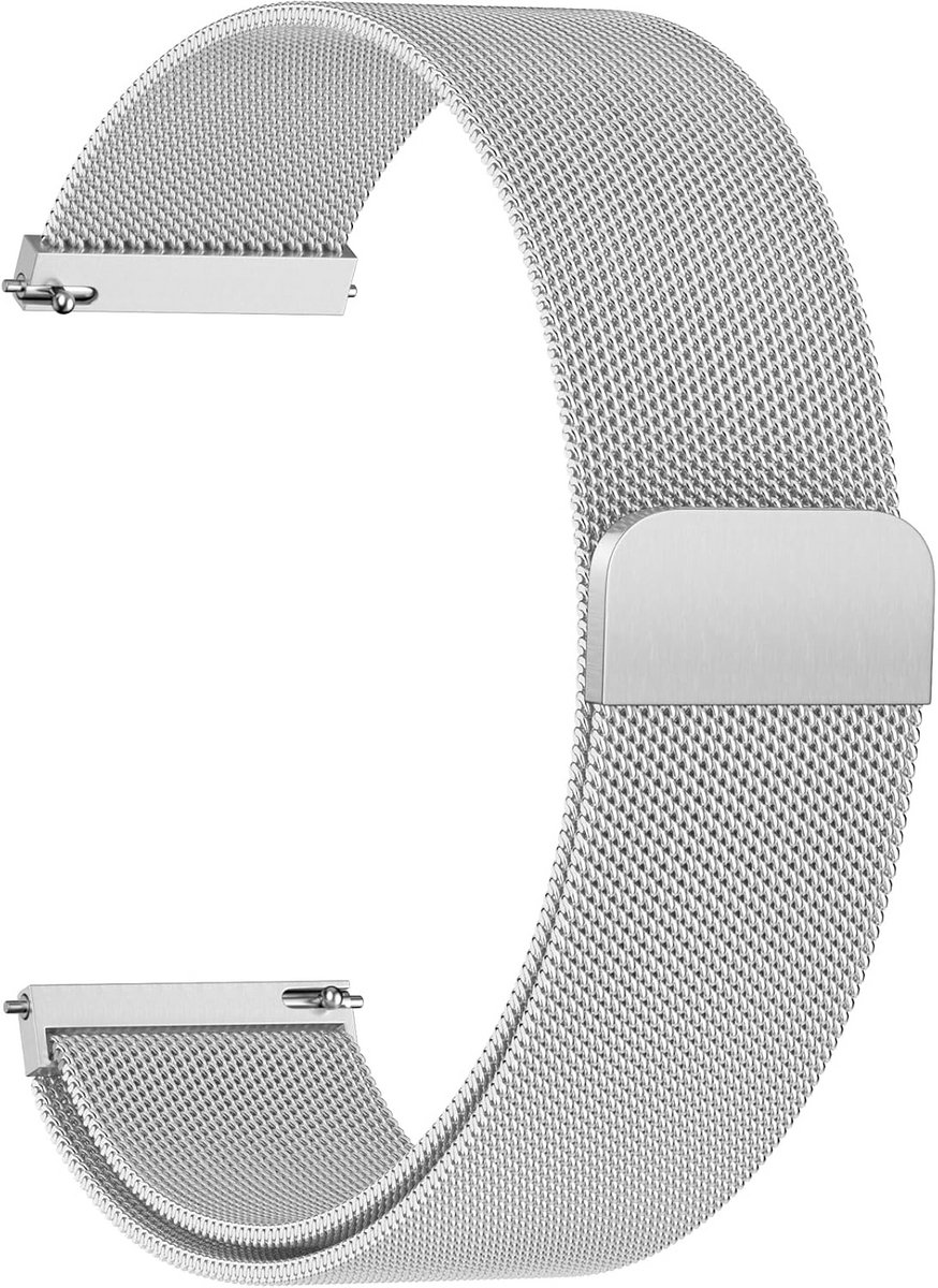 Metalen Horlogeband Roestvrij Staal Magnetisch Mesh Verstelbaar Universeel 18mm 20mm 22mm